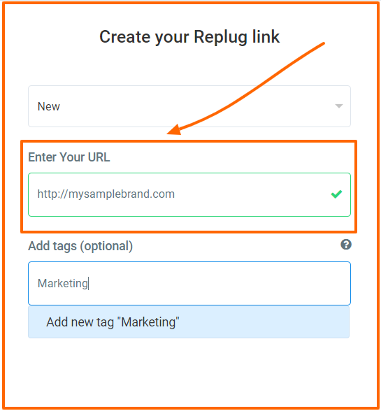 Replug.io Review- Create a Link