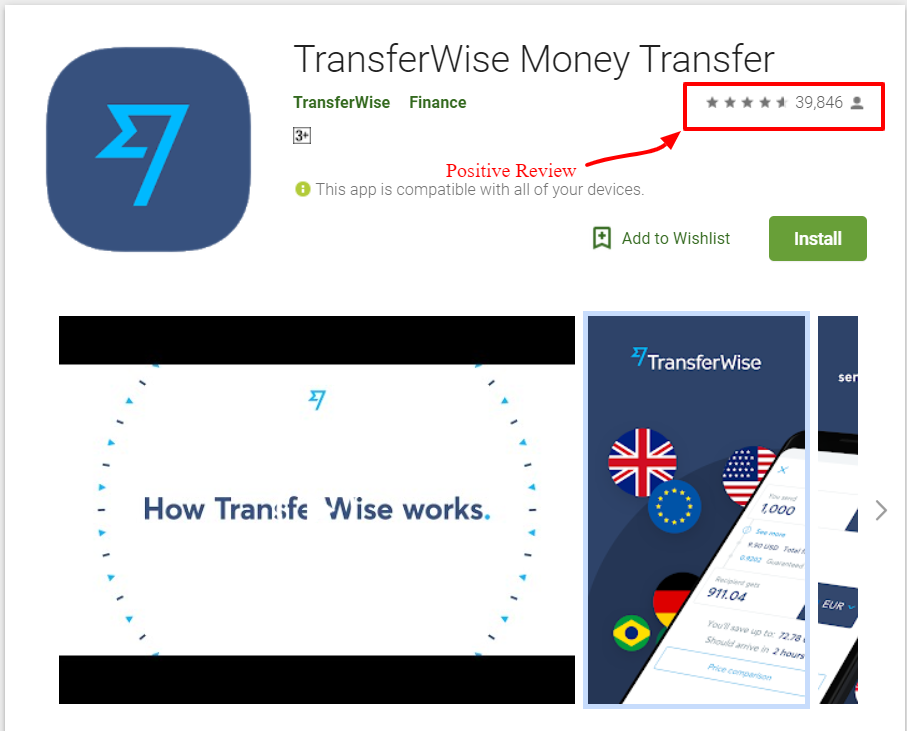 TransferWise Review- Money Transfer Apps on Google Play