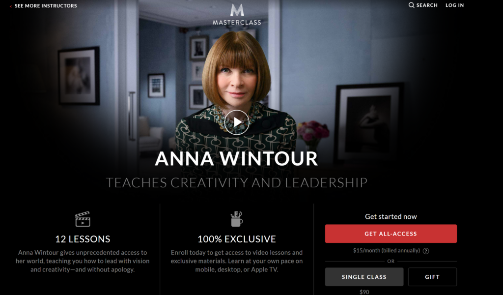 Anna wintour masterclass review