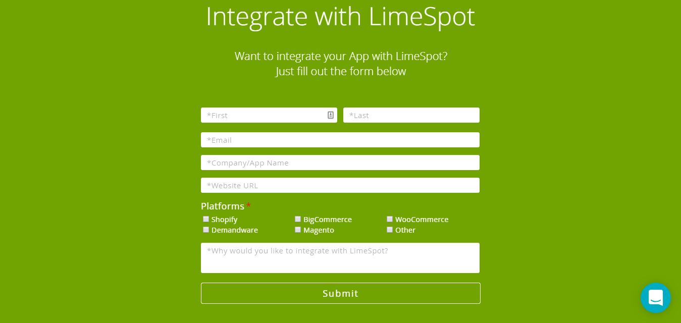 PPS d'intégration Limespot