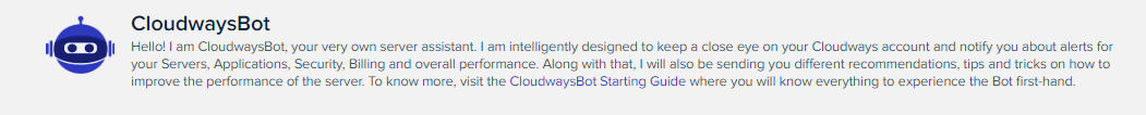 Revue Cloudways - Clouways Bot
