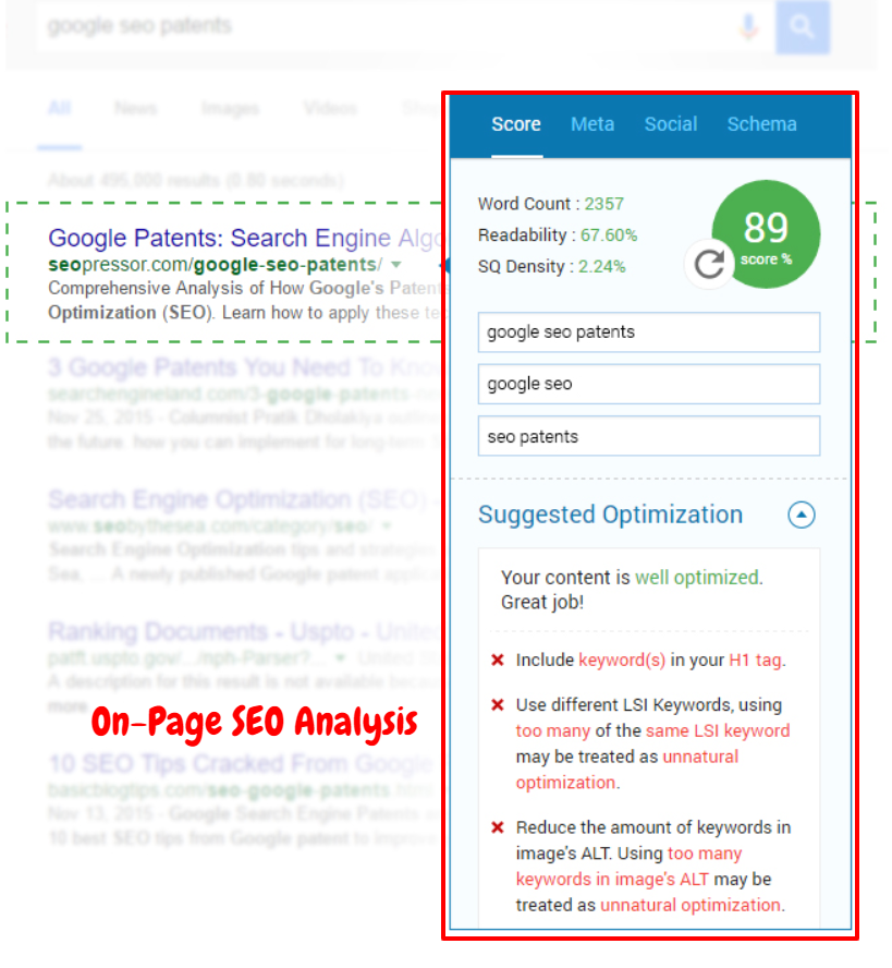 SEOPressor Review- On Page SEO Analysis