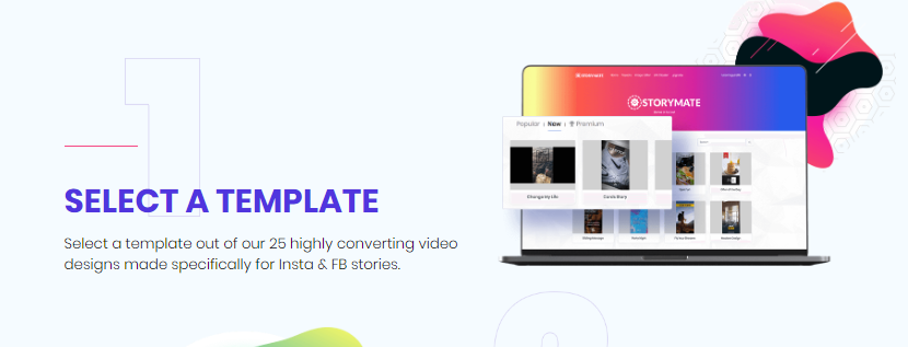 Storymate Review- Select Templates