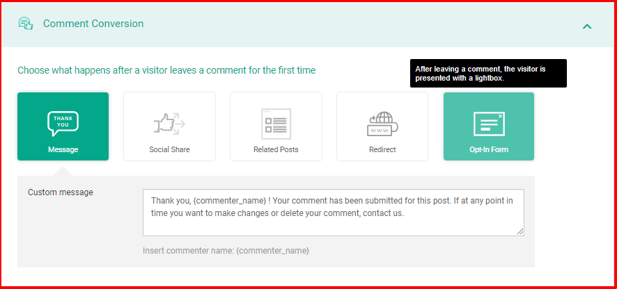 Thrive Comments Review- Conversions