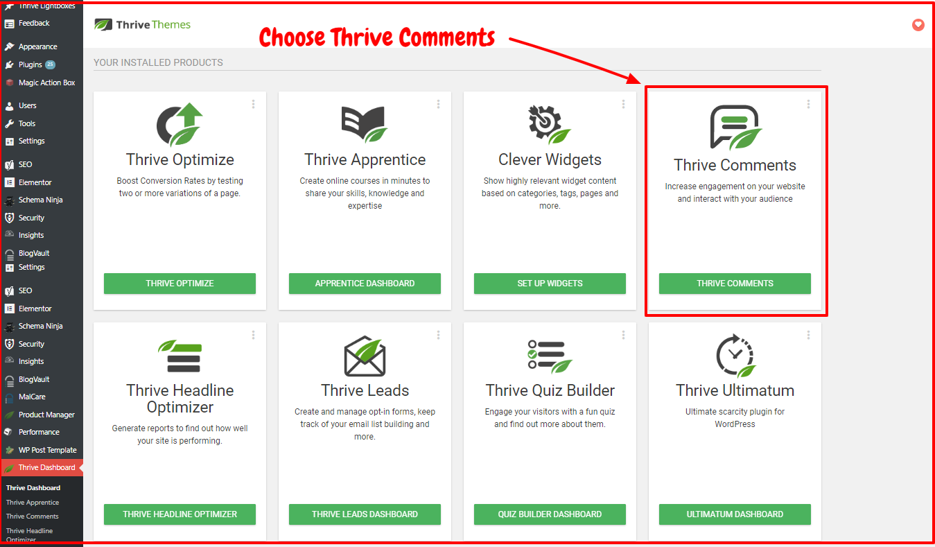 Thrive Comments Review - Thrive Dashboard 