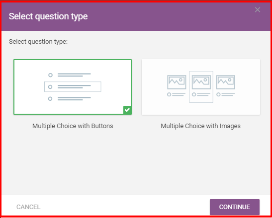 Thrive Quiz Builder Review- Choose A Option Type