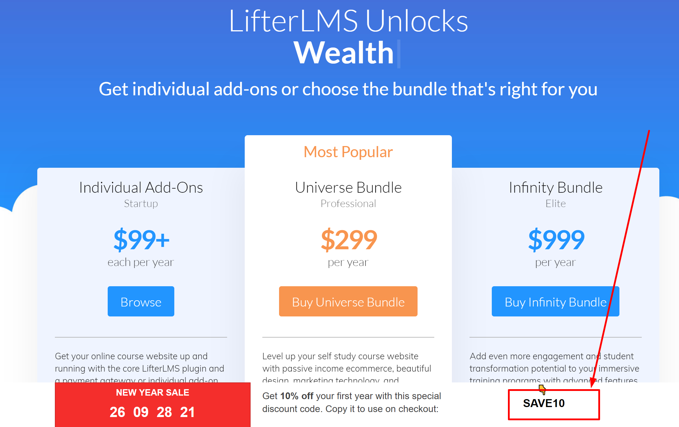 lifterLMS discount coupon codes