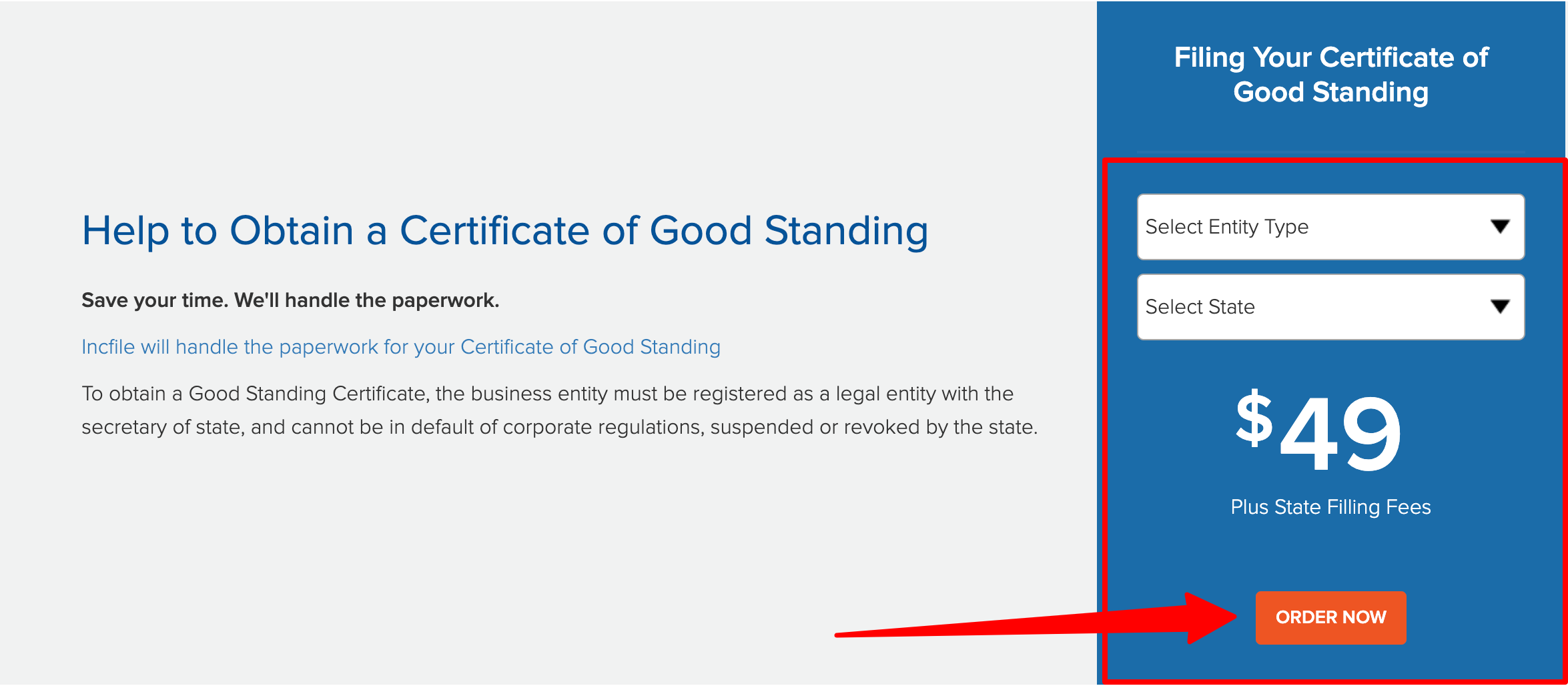 Certificate of Good Standing