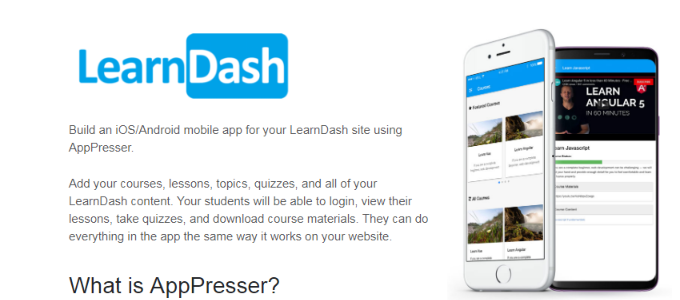 AppPresser Review With Discount Coupon-LearnDash