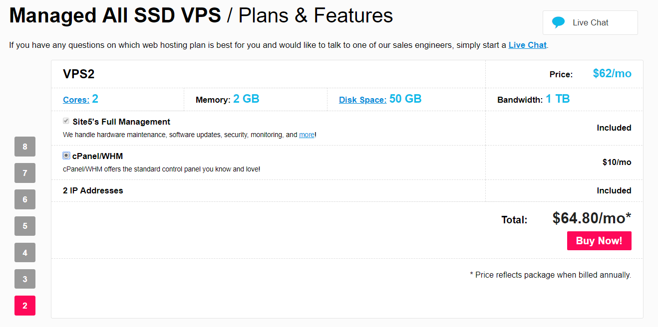 Site5- Nhà cung cấp dịch vụ lưu trữ Cloud VPS tốt nhất