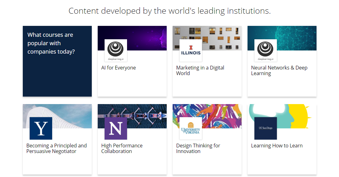 Coursera education review - developed