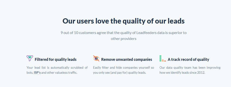 Leadfeeder review - service
