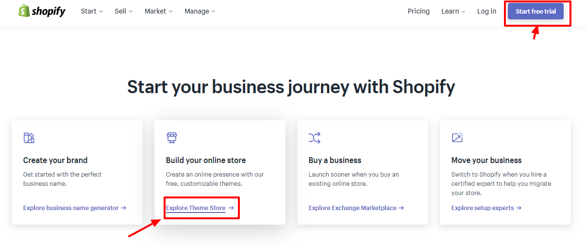 Meilleure plate-forme de commerce électronique -Shopify Review Start Bussiness