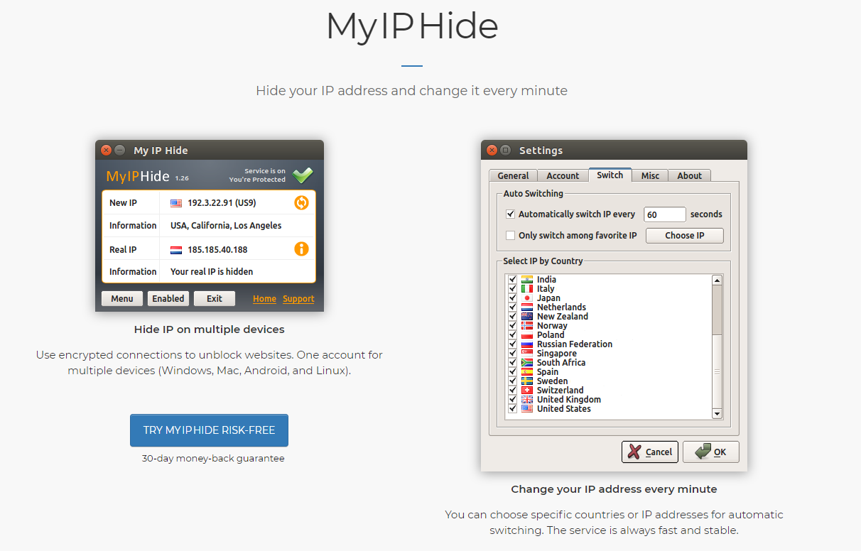 Caratteristiche di My IP Hide - Miglior P2P Proxy.png