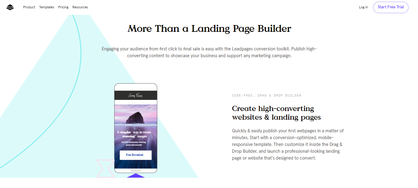 ClickFunnels Vs LeadPages - landing page
