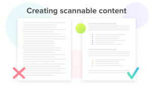 Creating scannable content - Content Marketing