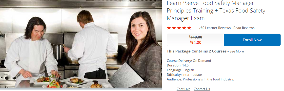 Learn2serve Review- food safety program pricing options