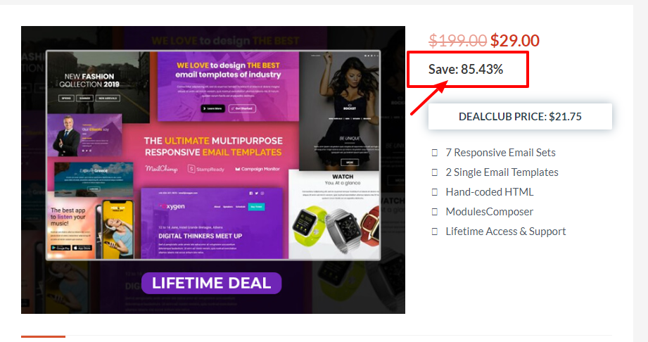 Dealfuel Discount Offers Deals - Email Templates Bundle