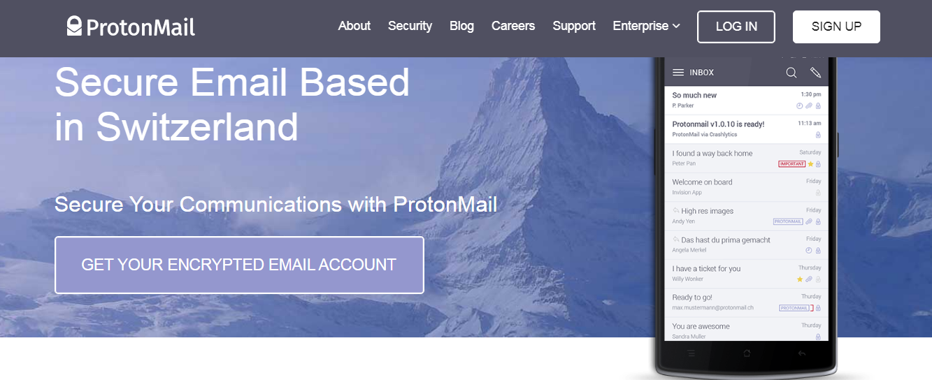 ProtonMail Review- ProtonMail
