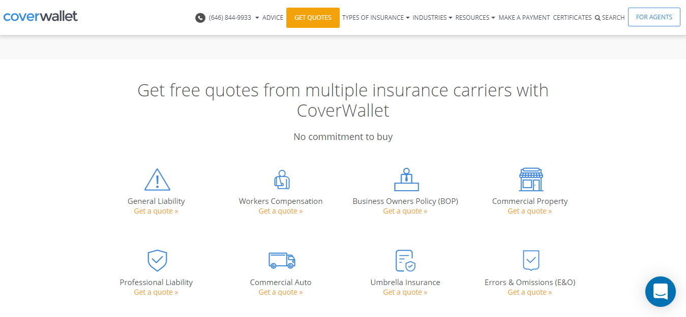 CoverWallet Review - Free Quote