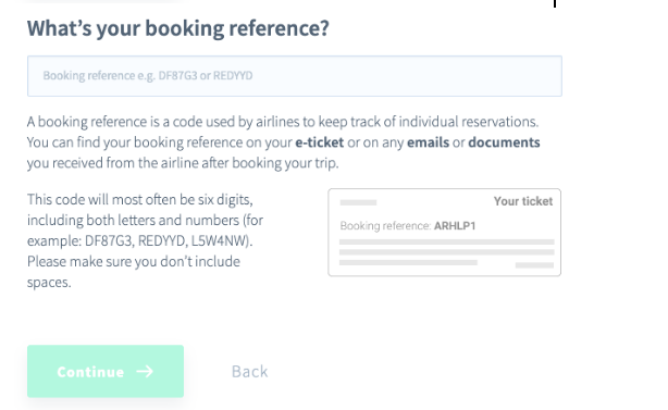 AirHelp Affiliate Program Review - Booking Reference