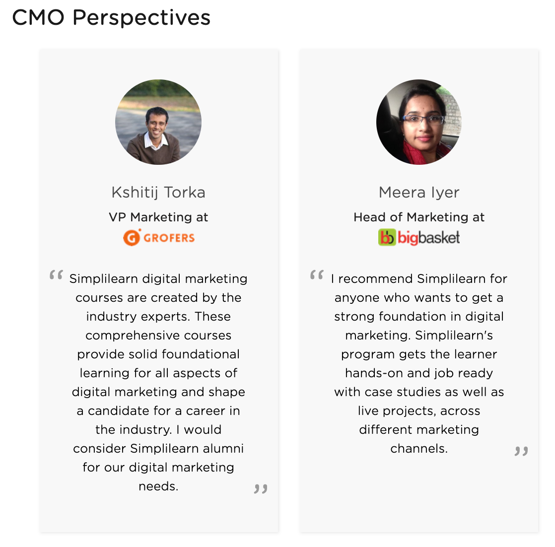CMO Reviews- For the Course