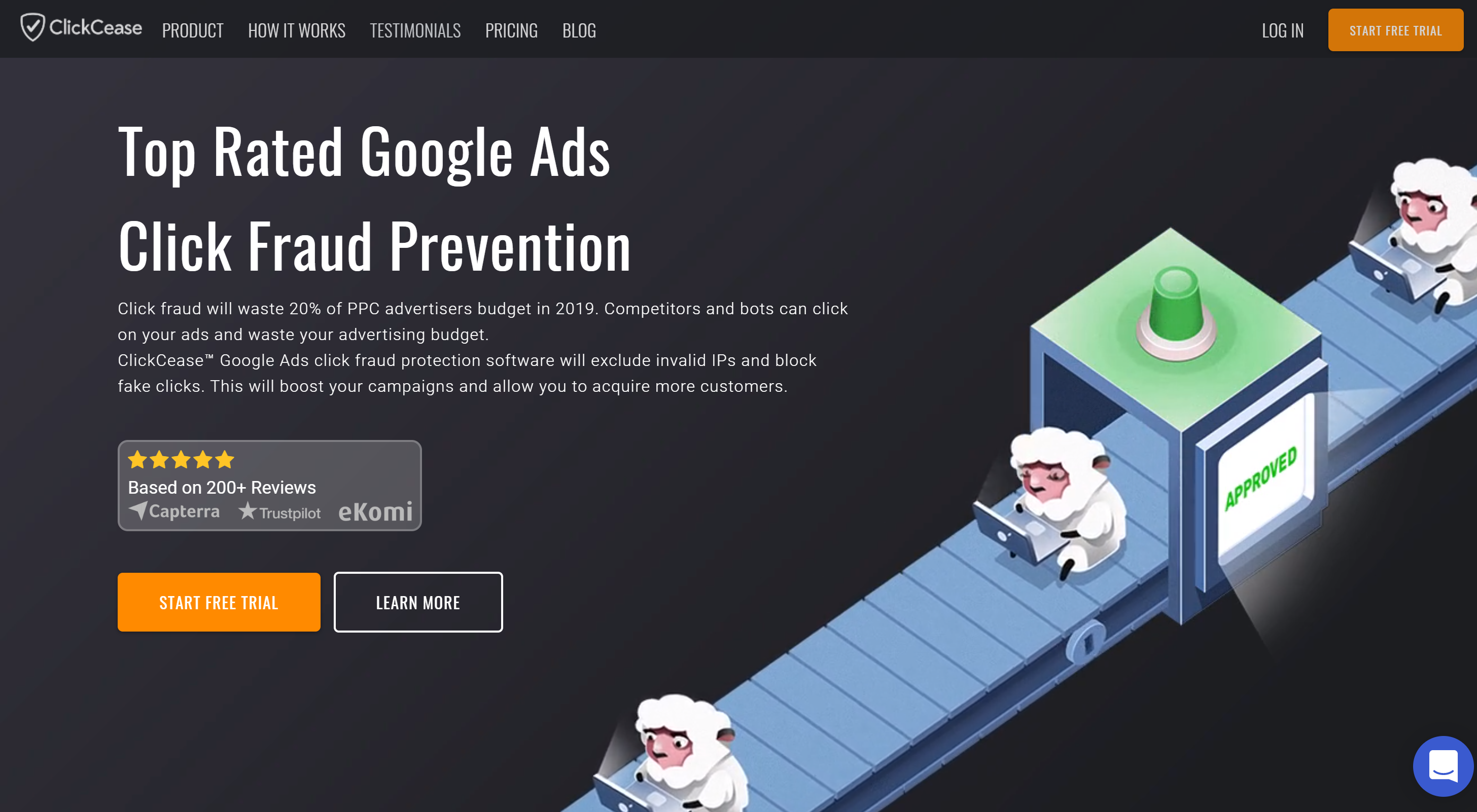 Clickcease google ads bot protection company