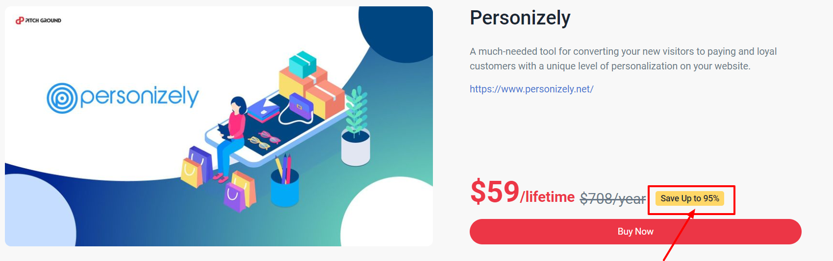  Pitchground Deals &Offers Review- Personizely