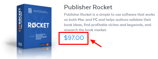 Publisher Rocket Review - pricing plan
