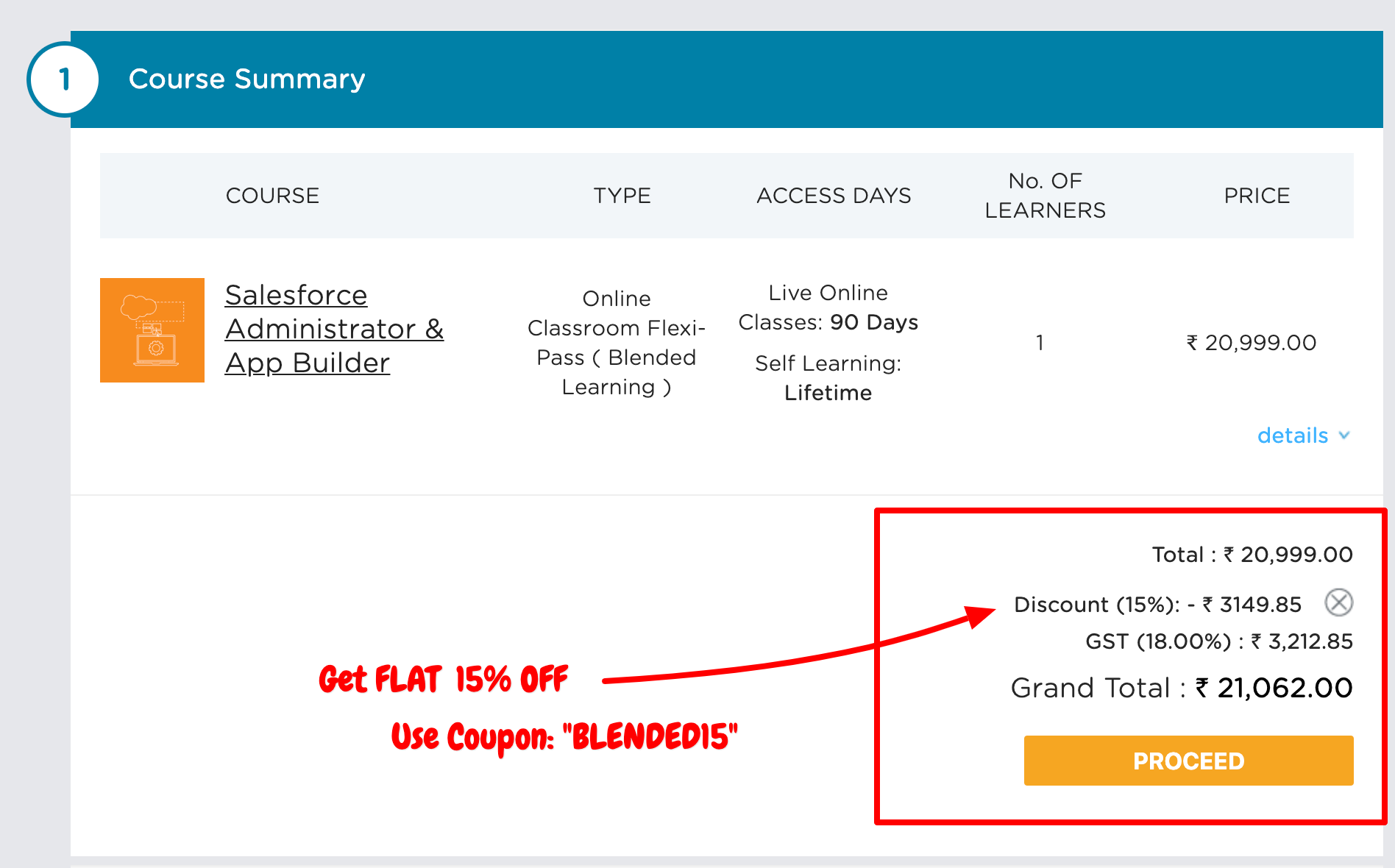 Salesforce Certification Discount Coupon