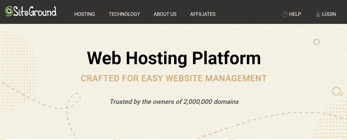 SiteGround - Beste WooCommerce-hostingproviders