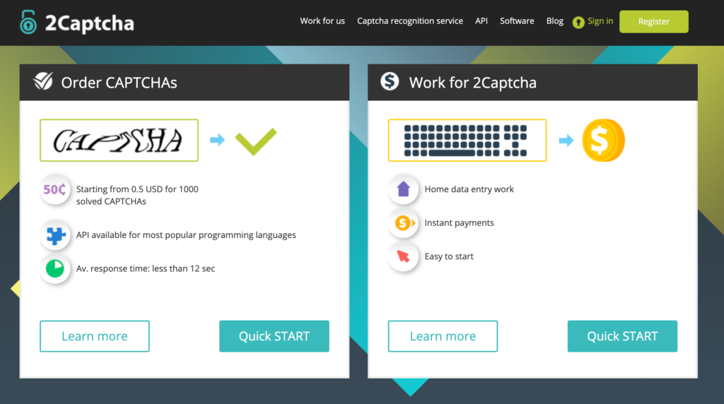 2Captcha Review- Online Captcha Solving Platform