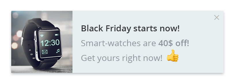 List of Black Friday Push Notifications Best Practices