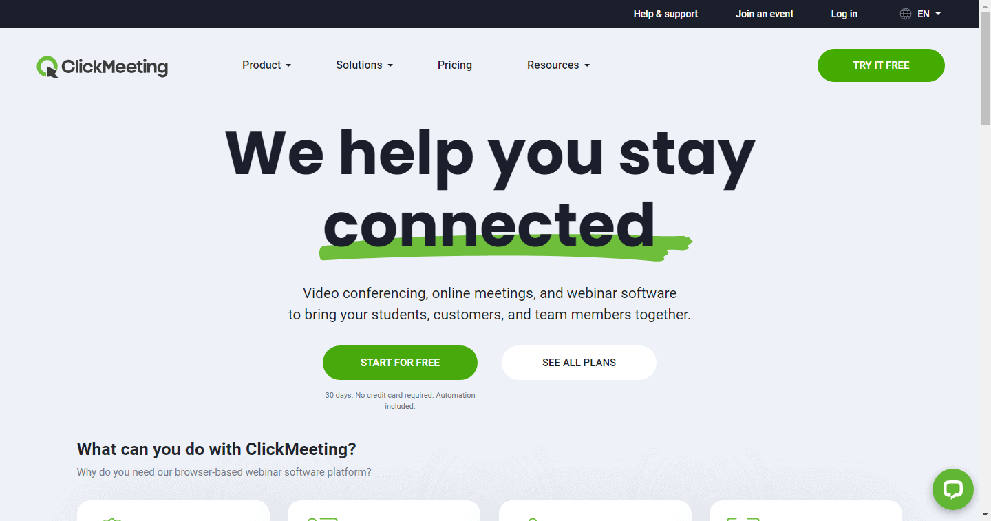 Clickmeeting - WebinarJam Alternative