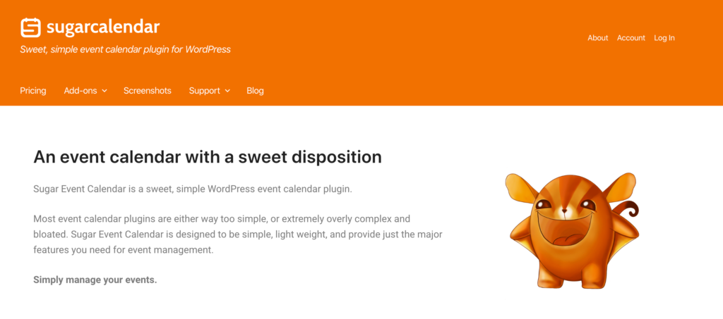 Sugar Calendar – event calendar plugin for WordPress