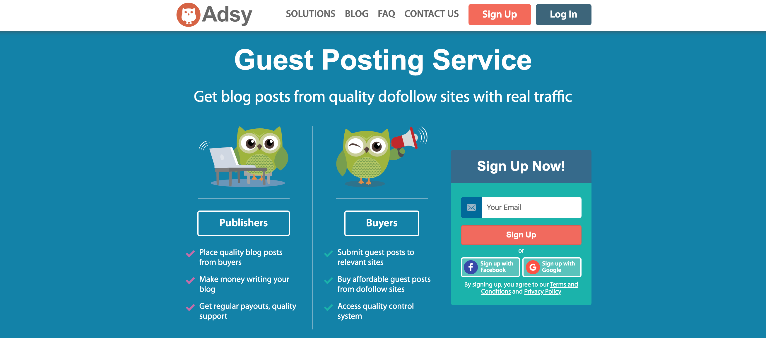 Adsy Review- Guest Posting Services