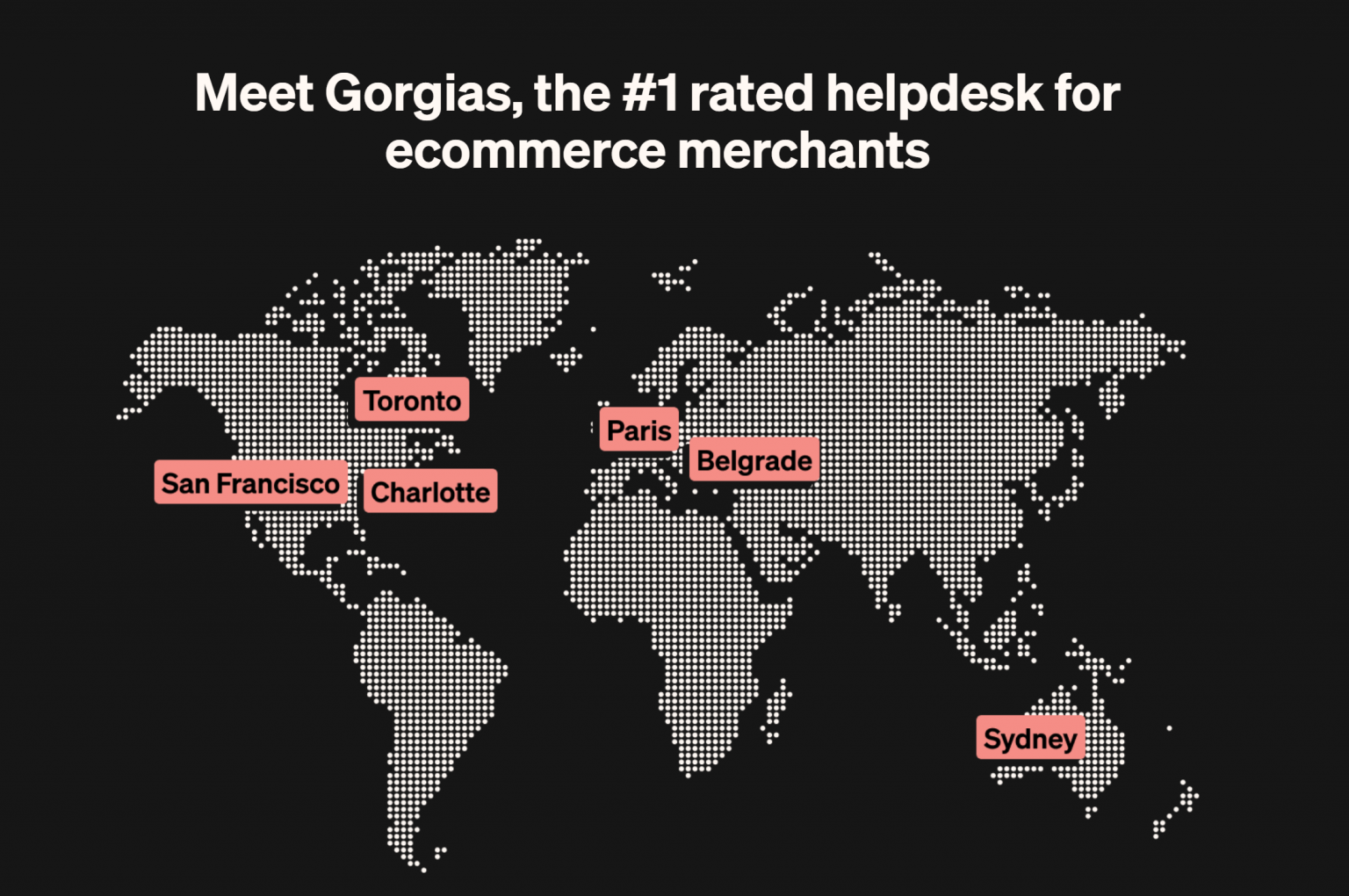 Gorgias helpdesk for ecommerce merchants