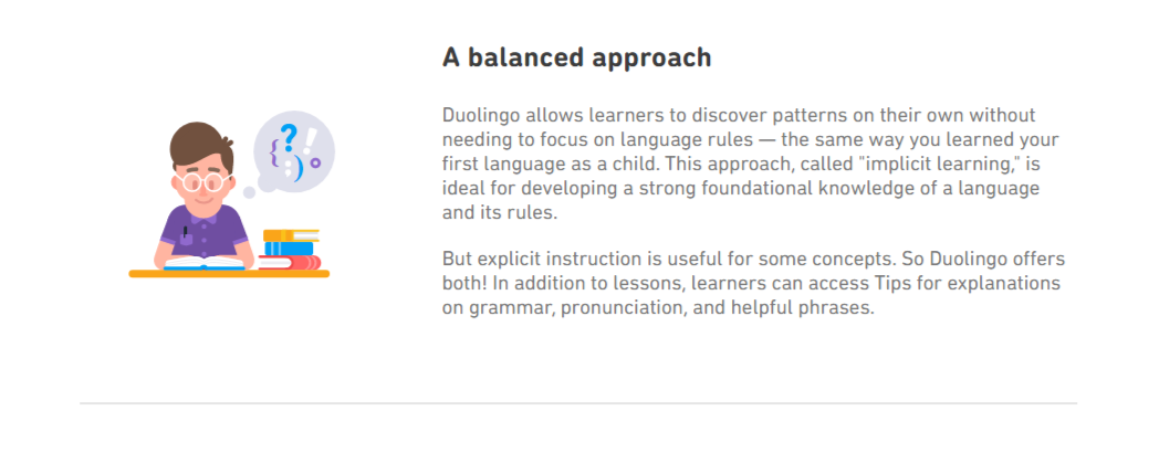 Duolingo Methodology