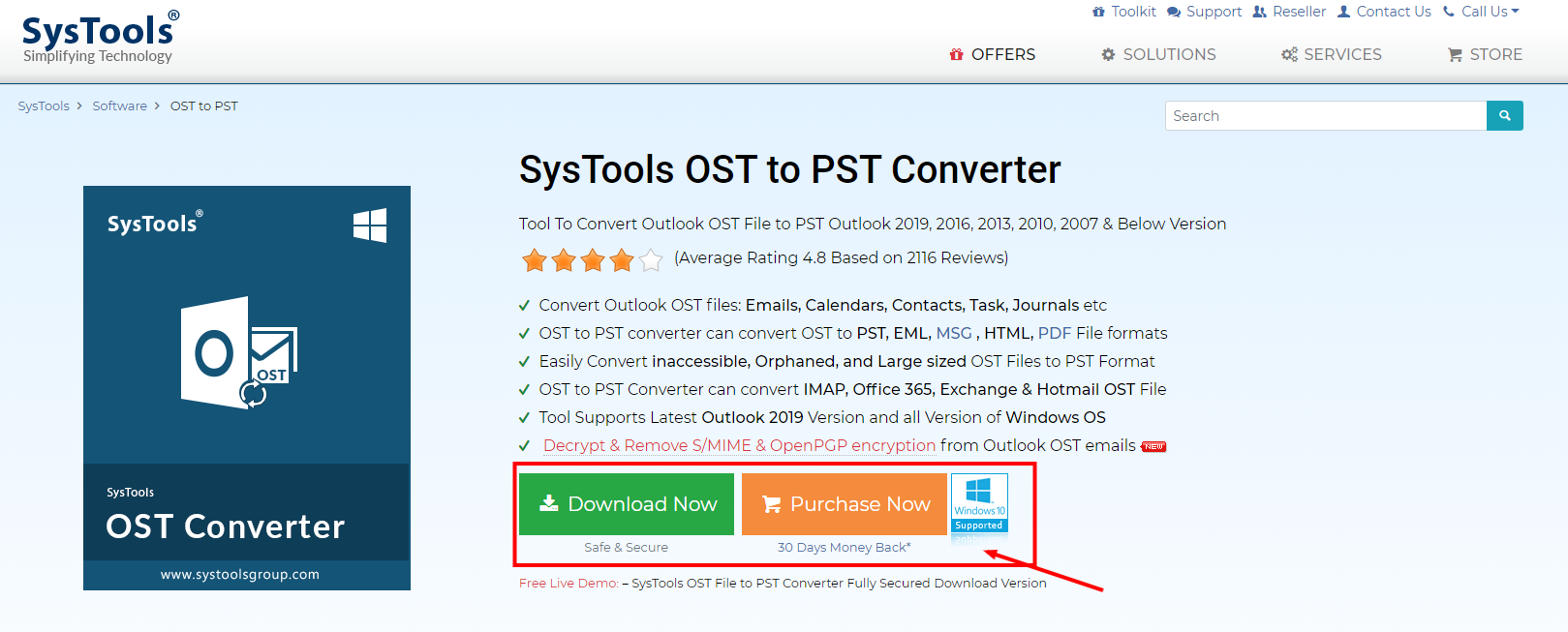 SysTools OST Converter Reviews - OST Converter