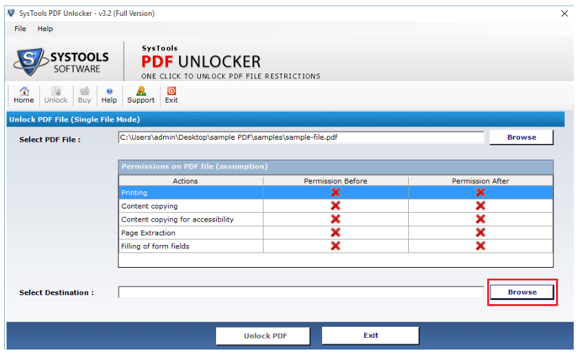 Bulk PDF Unlocker Online - Save Resultant