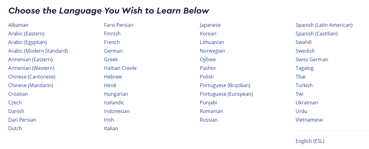 Pimsleur Language Learning