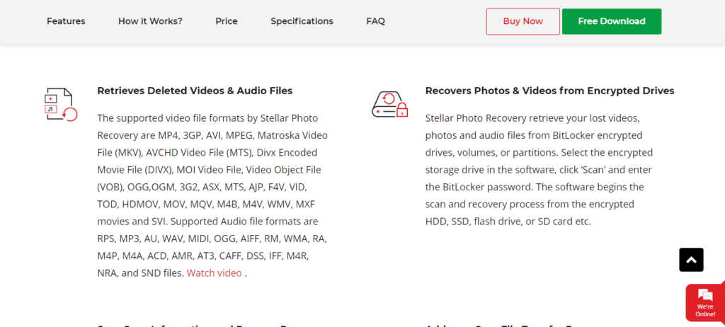 Stellar Photo Recovery software recovers encrypted files