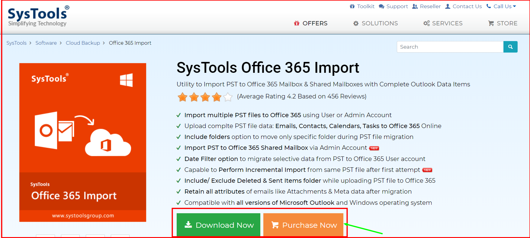 SysTools Office 365 Backup - SysTool