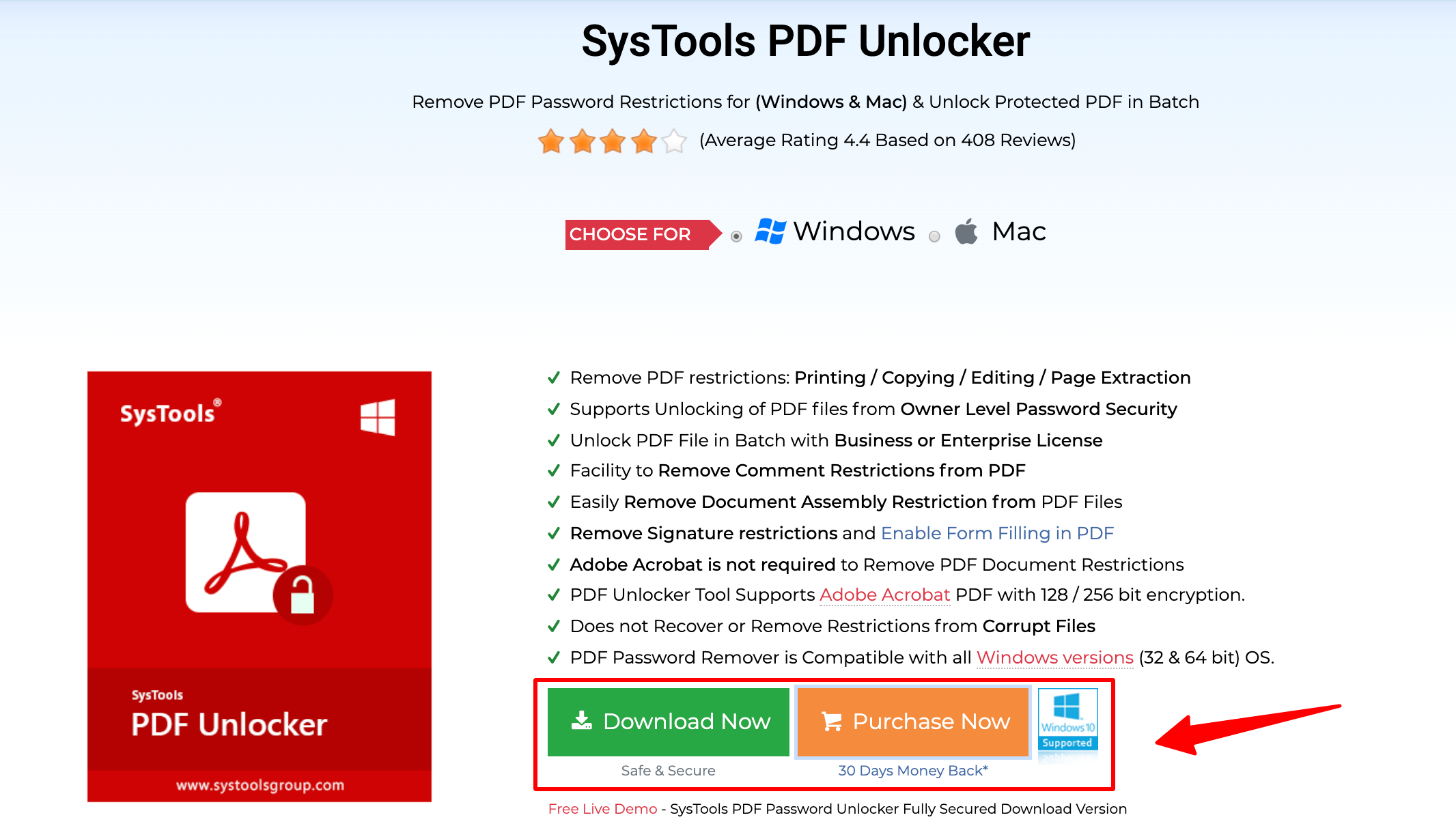 SysTools PDF Unlocker