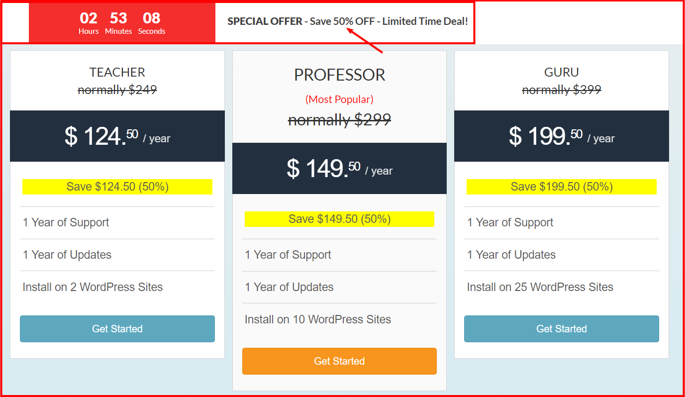 WP Courseware vs LearnDash - Wp Course Pricing