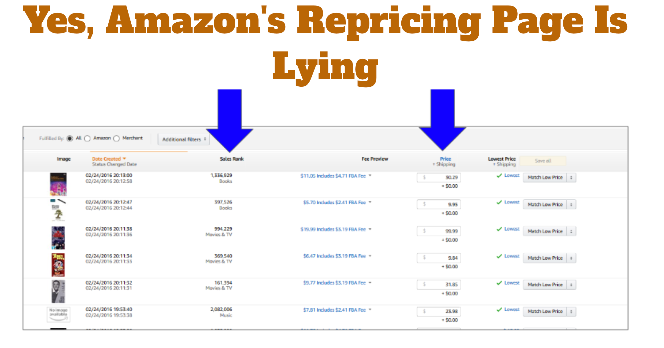 Amazon Repricing