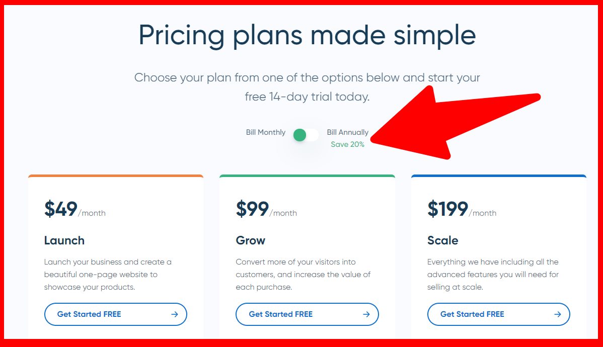 samcart pricing plans
