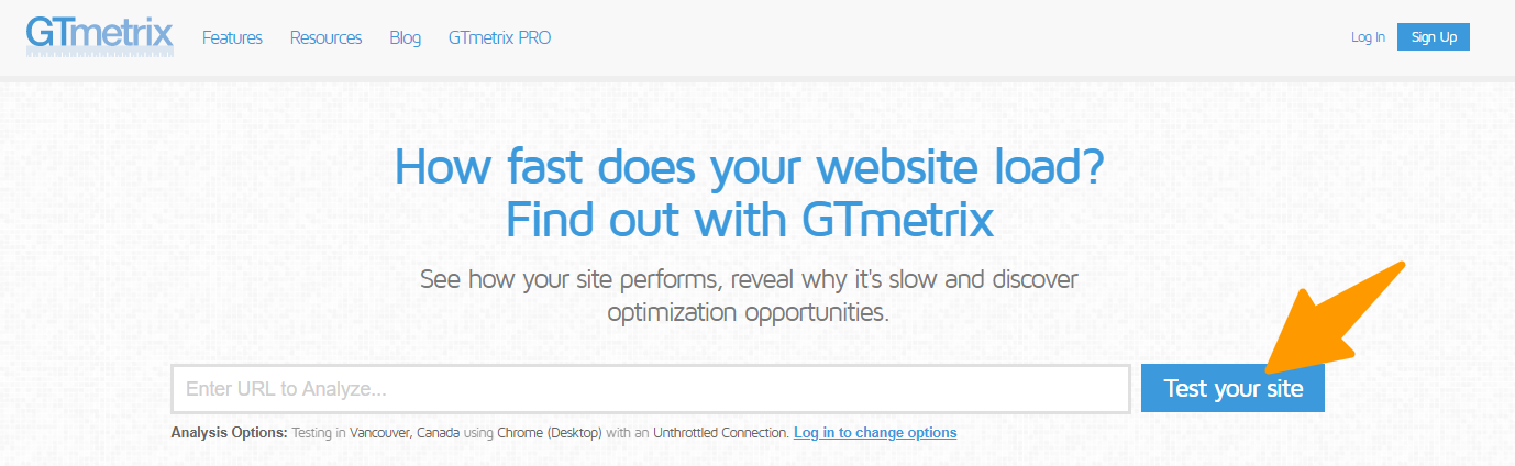 GTmetrix-