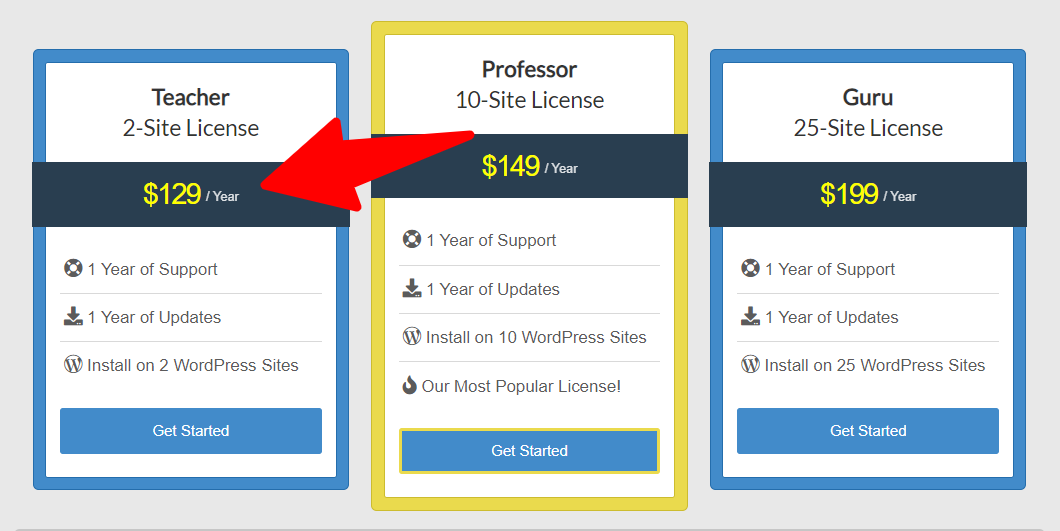 WP-Courseware - Pricing