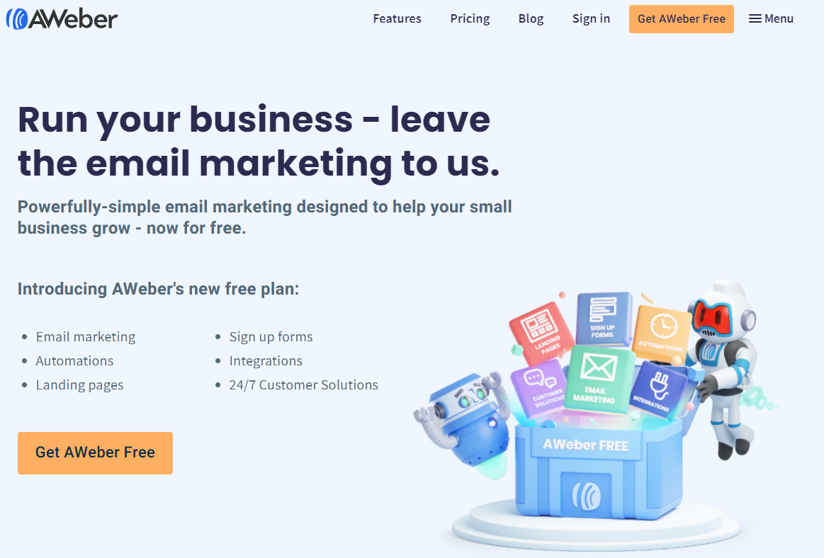 AWeber-Powerfully-Simple-Email-Marketing- Présentation